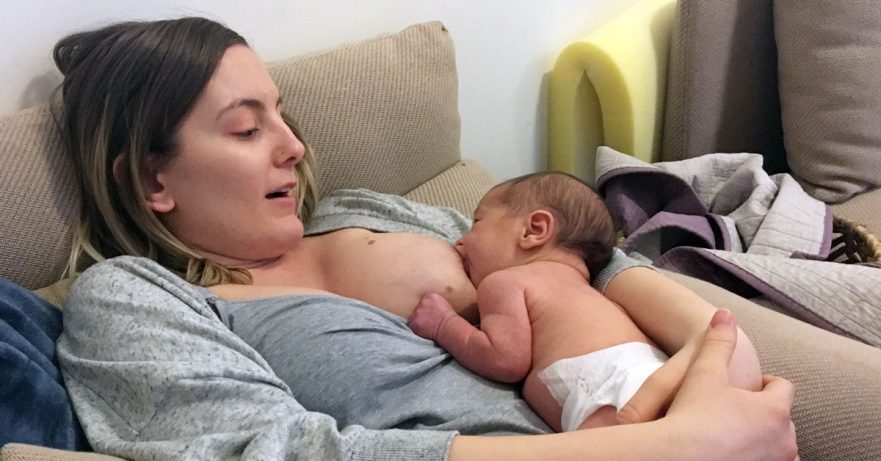 How to breastfeed while sick