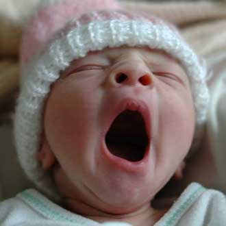 postpartum doula meema spadola blog post boober baby yawning